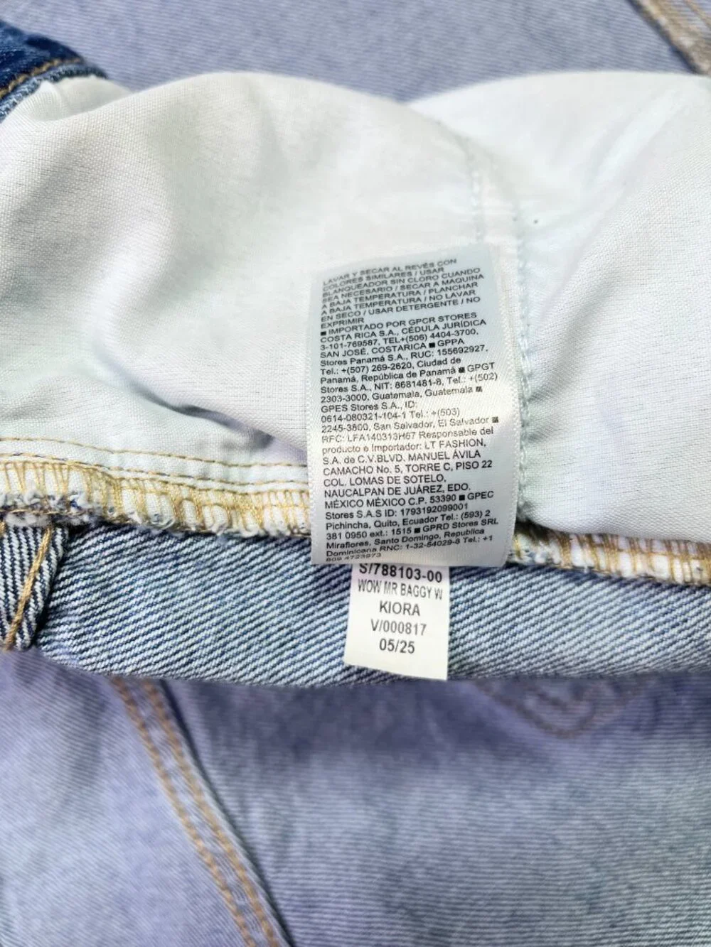 Old Navy Size 10 Long Mid-Rise Wow Baggy Wide Leg Blue Jeans